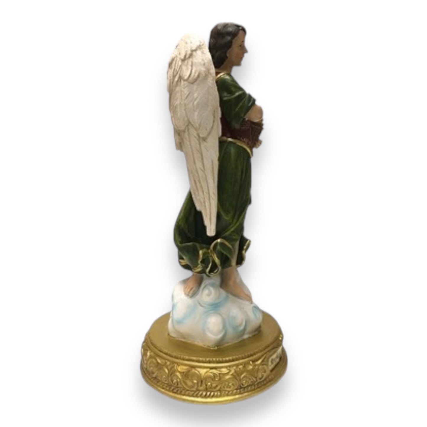 Saint Barachiel Archangel 12” Resin Figurine – Religious Statue Figurine