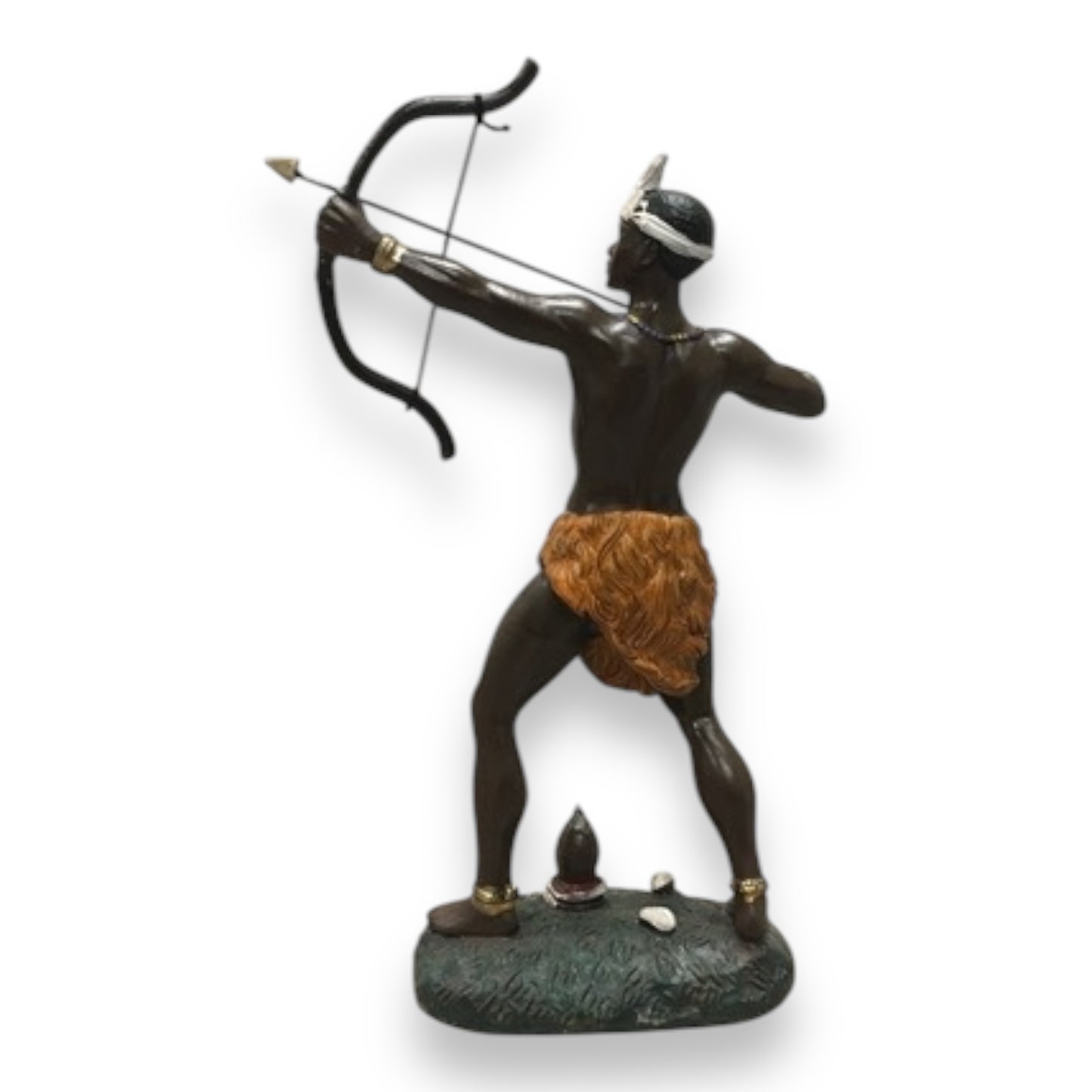 Ochosi 8" and 12" - Orisha Religious Statue Figurine
