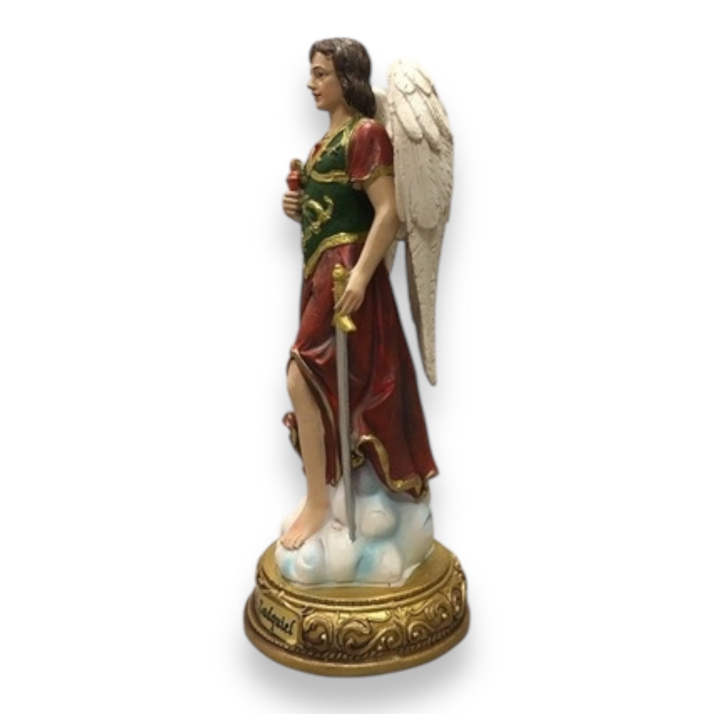 Saint Zadkiel Archangel 8" and 12" Resin Figurine – Spiritual Angel Statue for Home and Altar