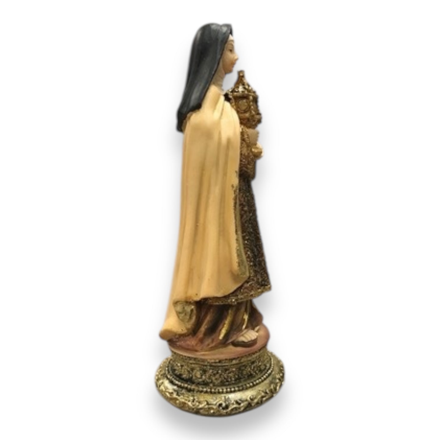 Santa Clara - 5" , 8" and 12" - Saint Clare Religious Statue Figurine