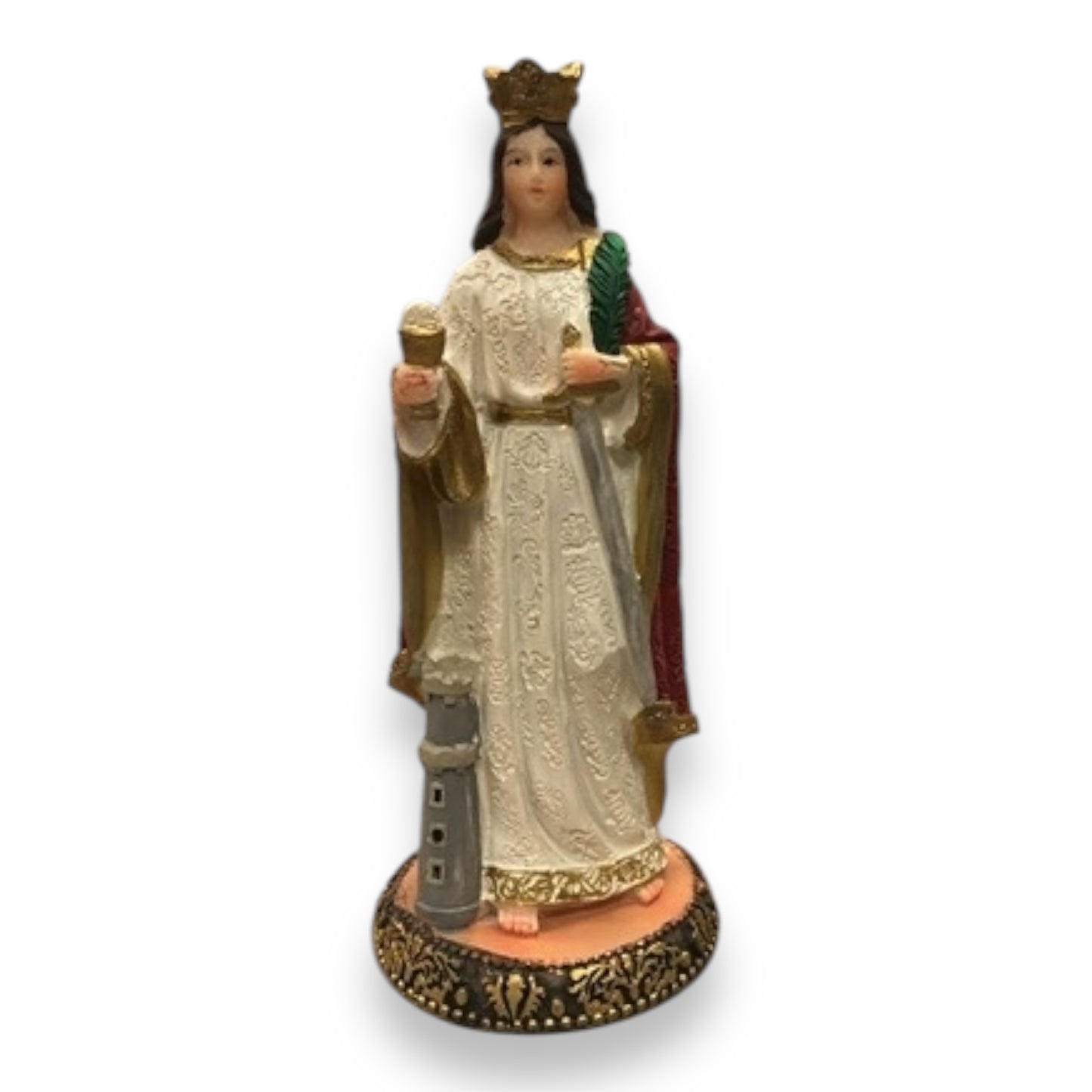 St. Barbara 5" , 8" and 18" Religious Statue - Santa Barbara, Figurine