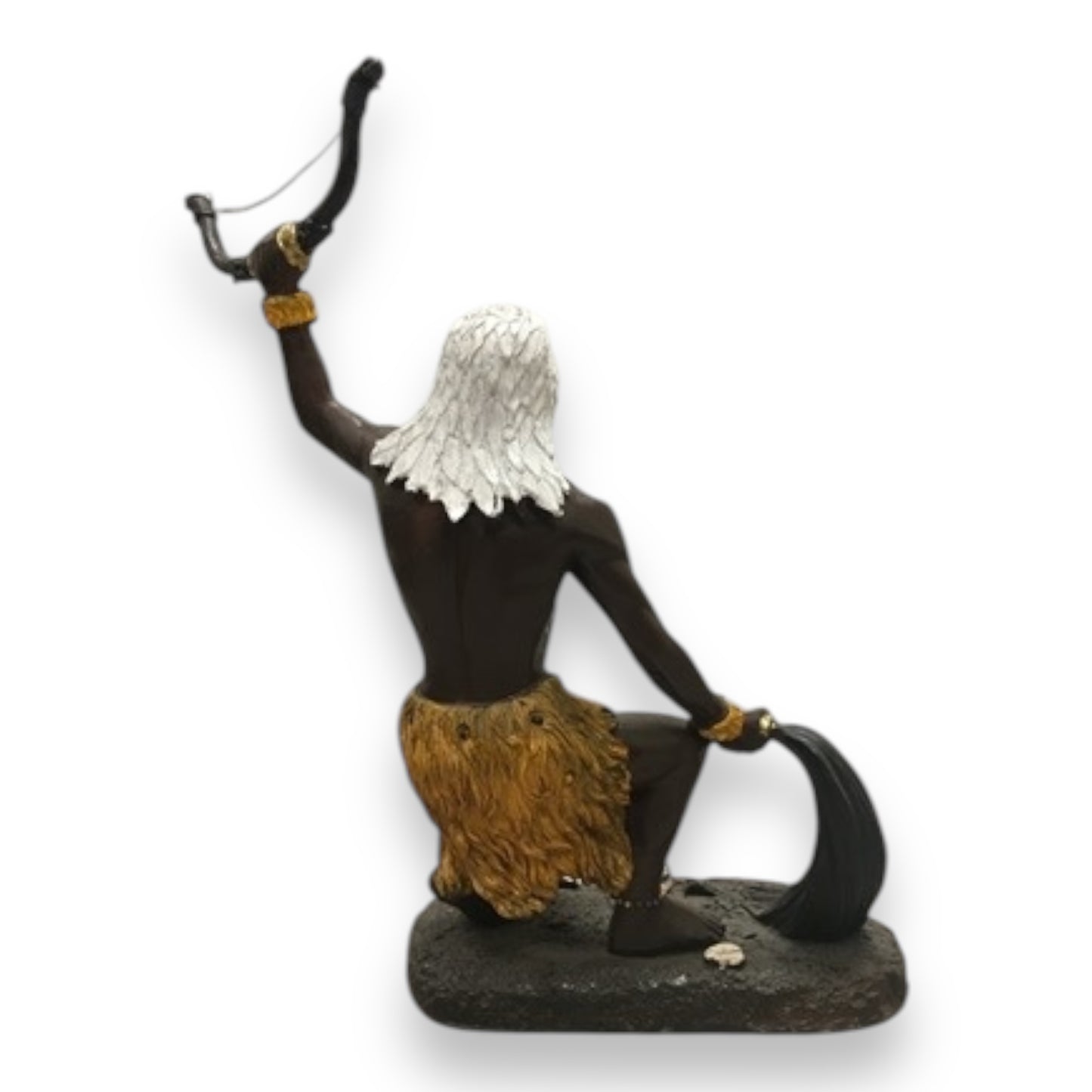 Ochosi 8" and 12" - Orisha Religious Statue Figurine