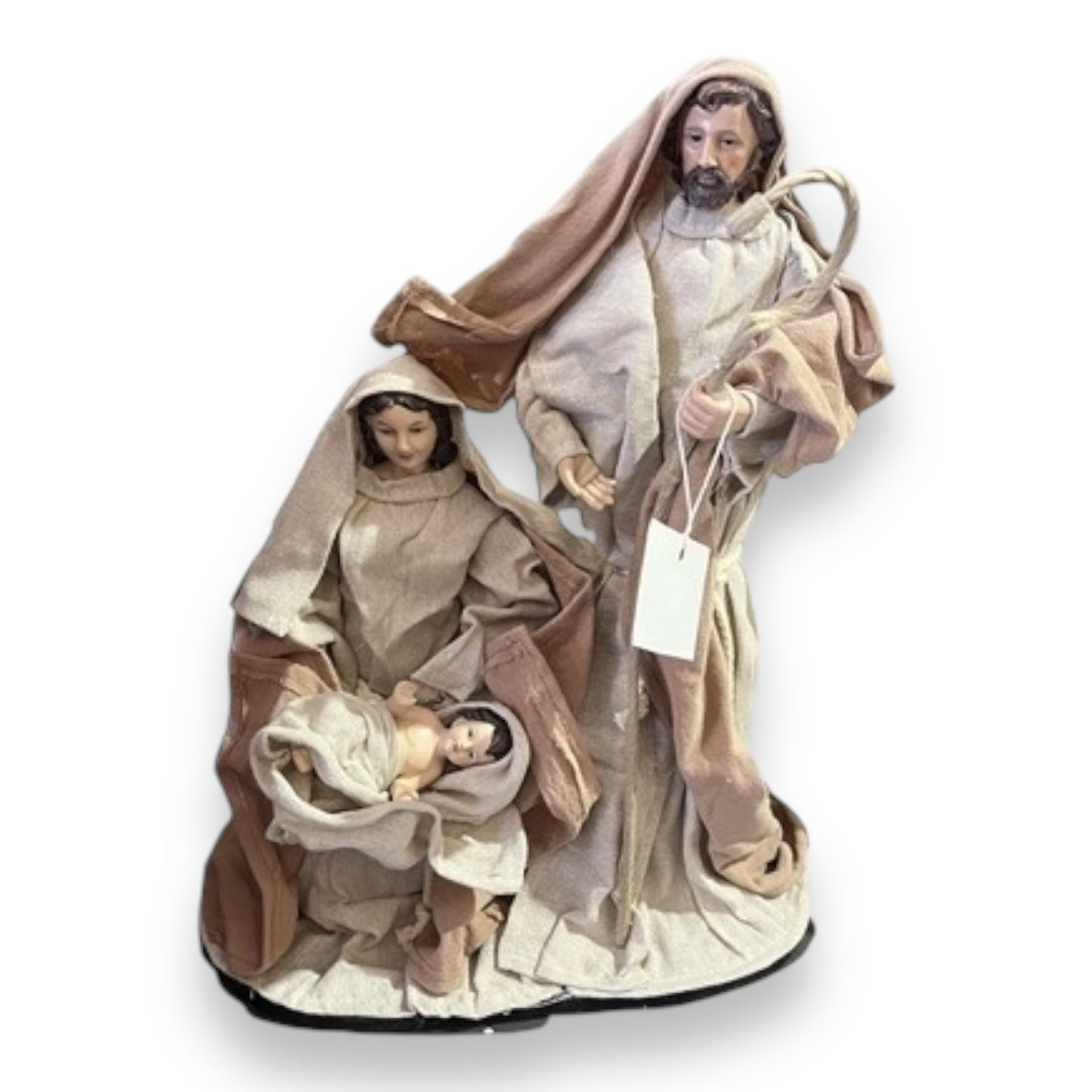 The Nativity 1-Piece Set – 16" , 10" and 6 Piece 13" Christmas Figurine, Holy Family Scene