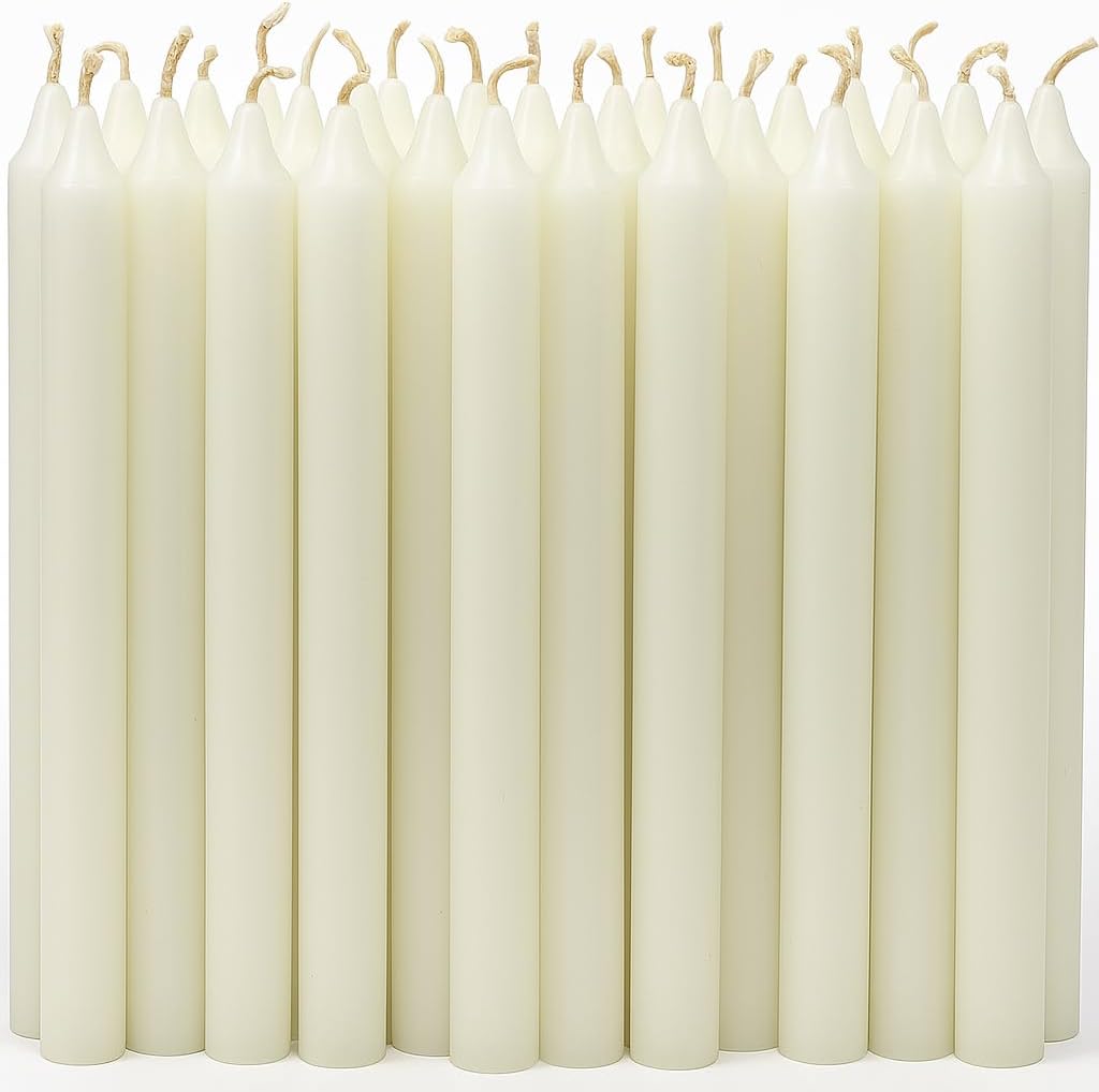 36 Pack Spiritual Ritual Candles - 6 Inch Velas Unscented Candles for Cleansing, Protection, Meditation & Spell Work - Multiple Colors Available (Purple)