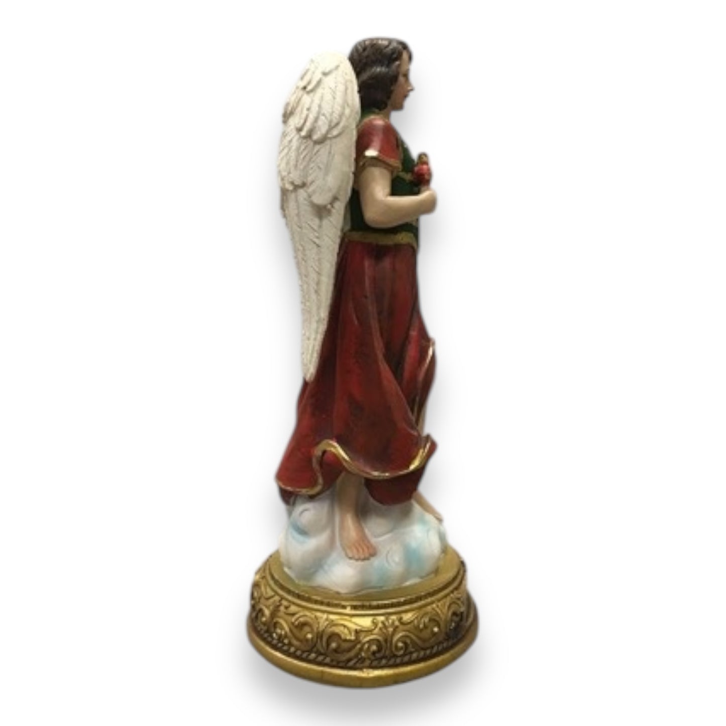 Saint Zadkiel Archangel 8" and 12" Resin Figurine – Spiritual Angel Statue for Home and Altar