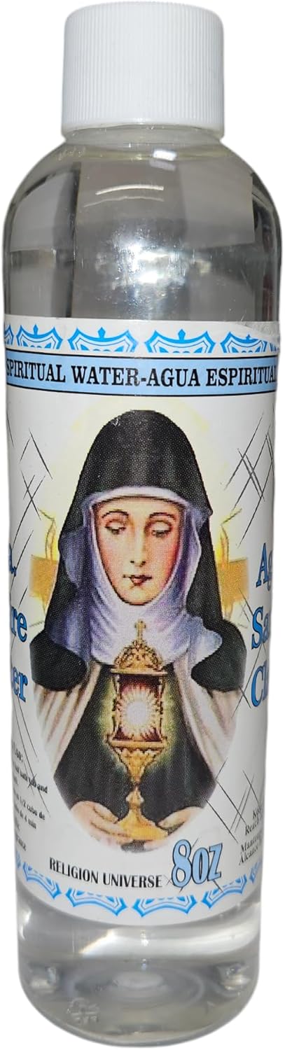 Spiritual Bath Water for Cleansing and Protection - Rose, Ruda, or Holy Water - 8 fl oz - Purifying Spiritual Ritual Use - Energy Cleansing and Healing (Ruda)