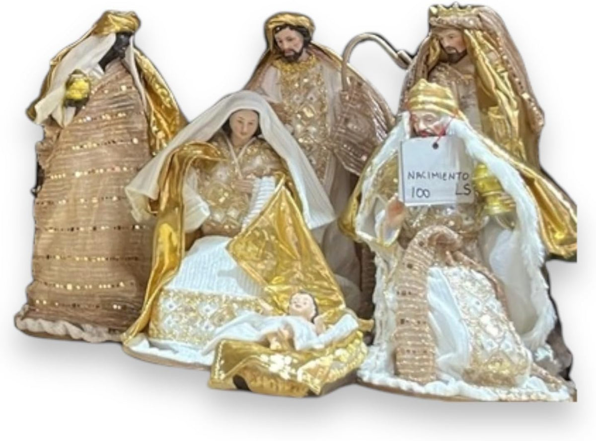 The Nativity 6-Piece Set – 13" Figurine Set with Mary, Joseph, Infant Jesus, and Three Wise Men