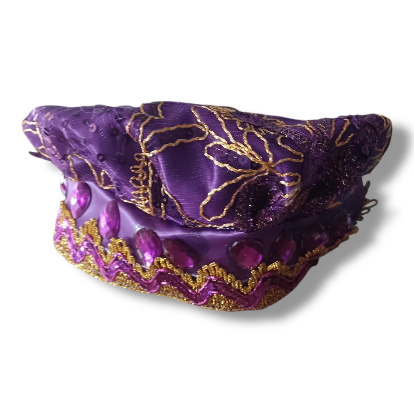 Babalu Aye Babalu-Aye Santeria Crown Hat – Purple Gorro de