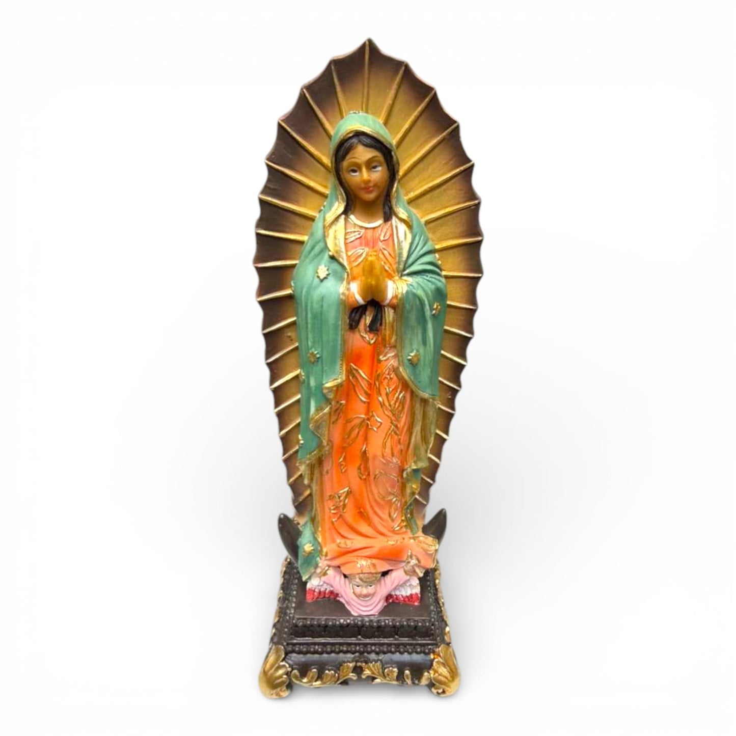 Virgin of Guadalupe Statue 8 Inch – Our Lady of Guadalupe