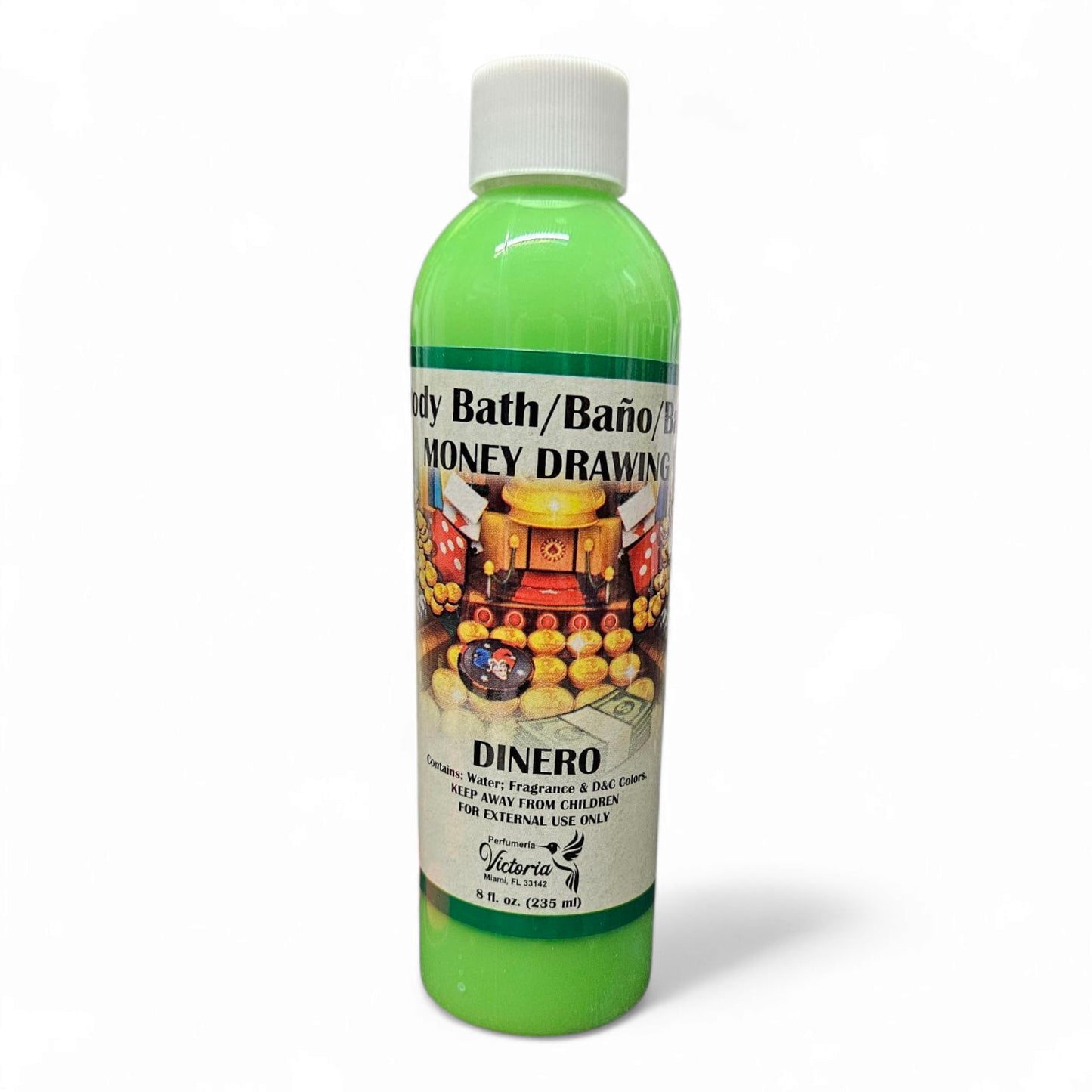 Money Drawing Spiritual Bath 8oz – Baño de Dinero by