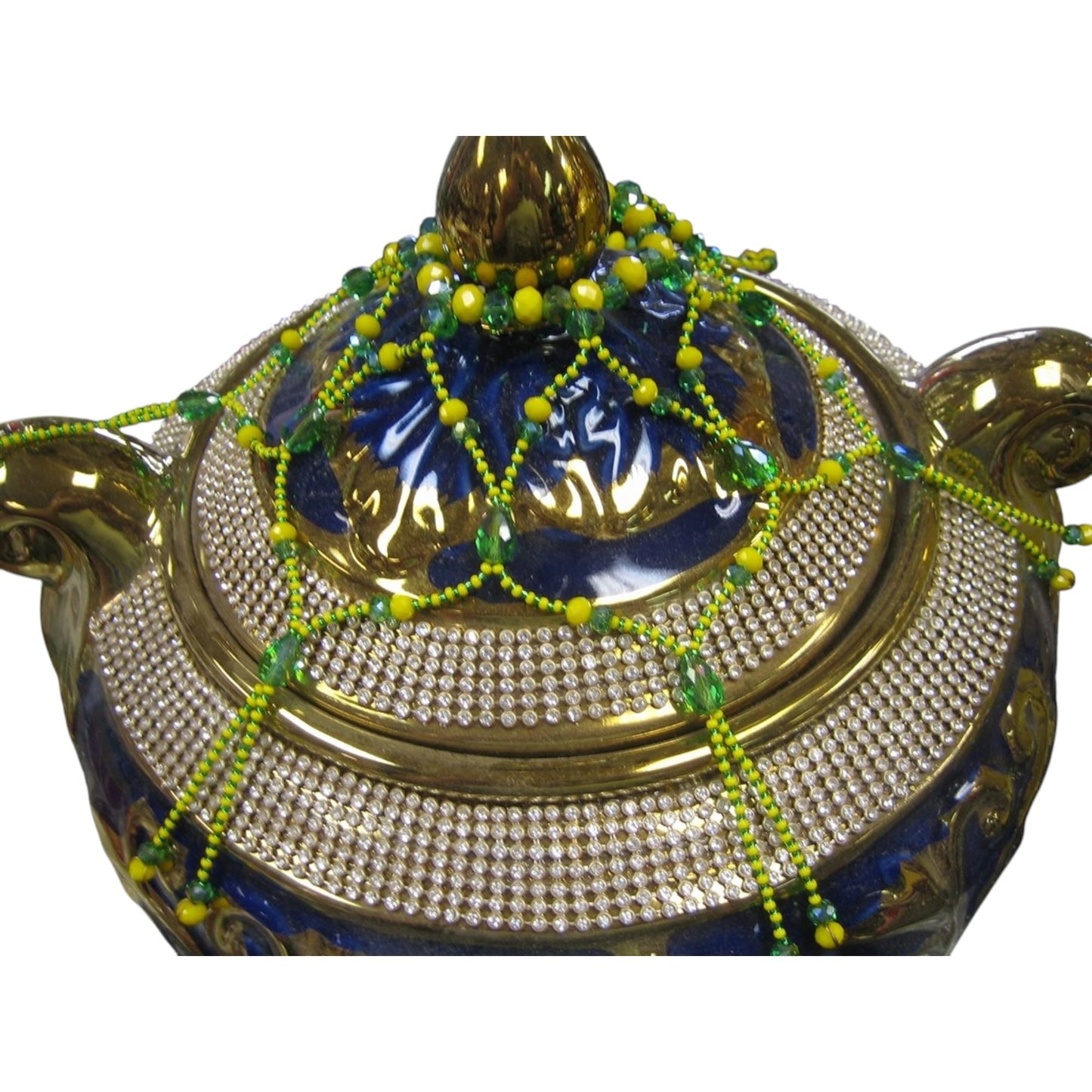 Orula Santeria Soup Lid Decoration, Handcrafted Ritual