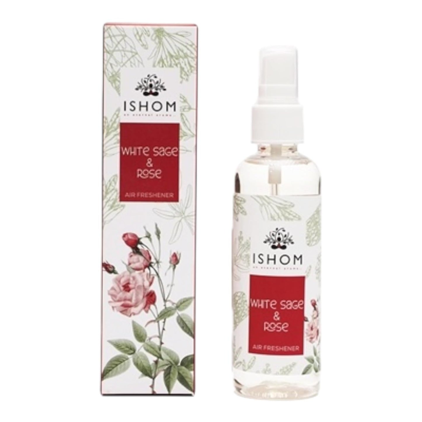 White Sage & Rose Smudge Spray – 100 ML Smokeless Energy