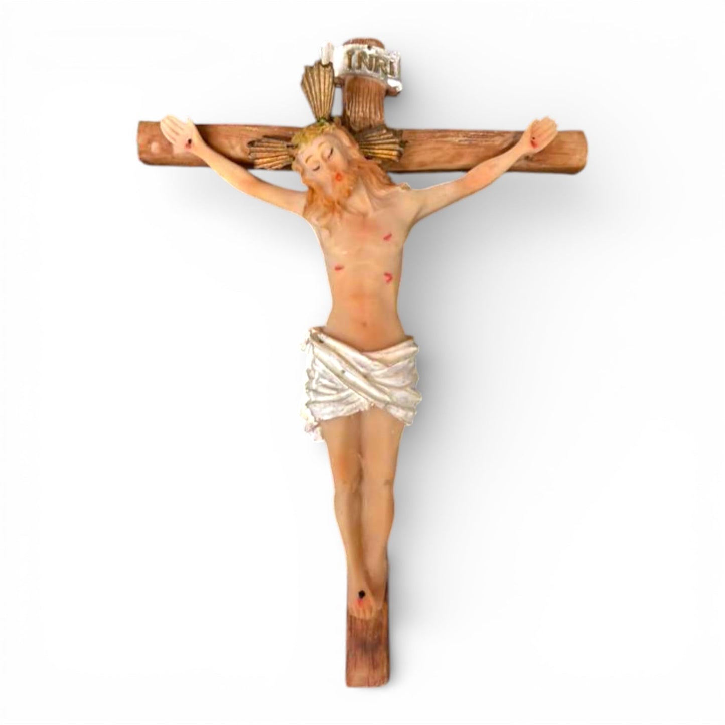 Jesus Crucifix Wall Cross 8 Inch – Catholic Crucifix with