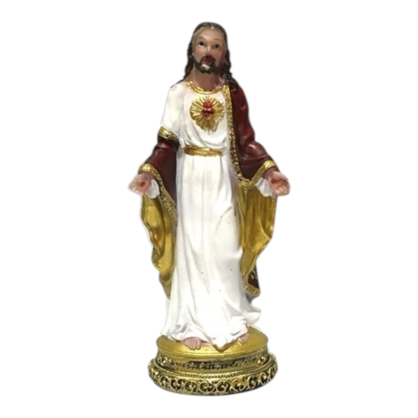 Sagrado Corazón de Jesús 8" and 12" - Sacred Heart of Jesus - Religious Statue Figurine