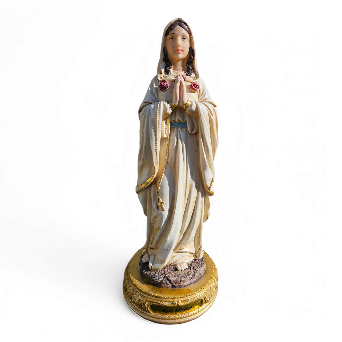 Rosa Mystica 8" and 12" Resin Figurine – Religious Statue Figurine