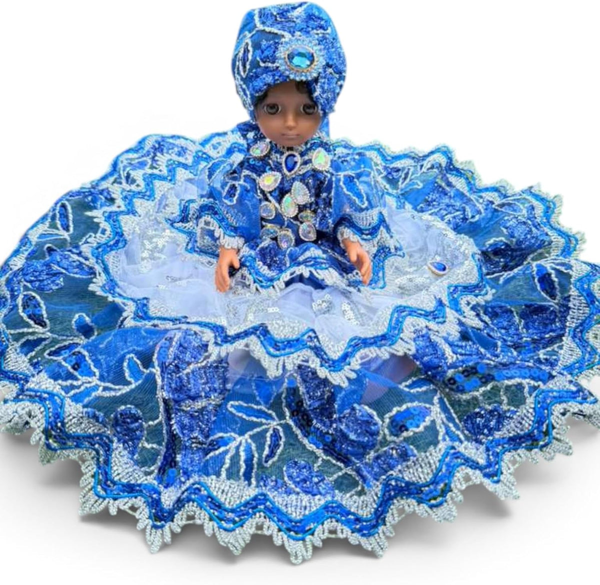 Spiritual Muneca Gitana 15" Santeria Orisha Style for Altar Decor, Prayer, Rituals & Religious Spiri