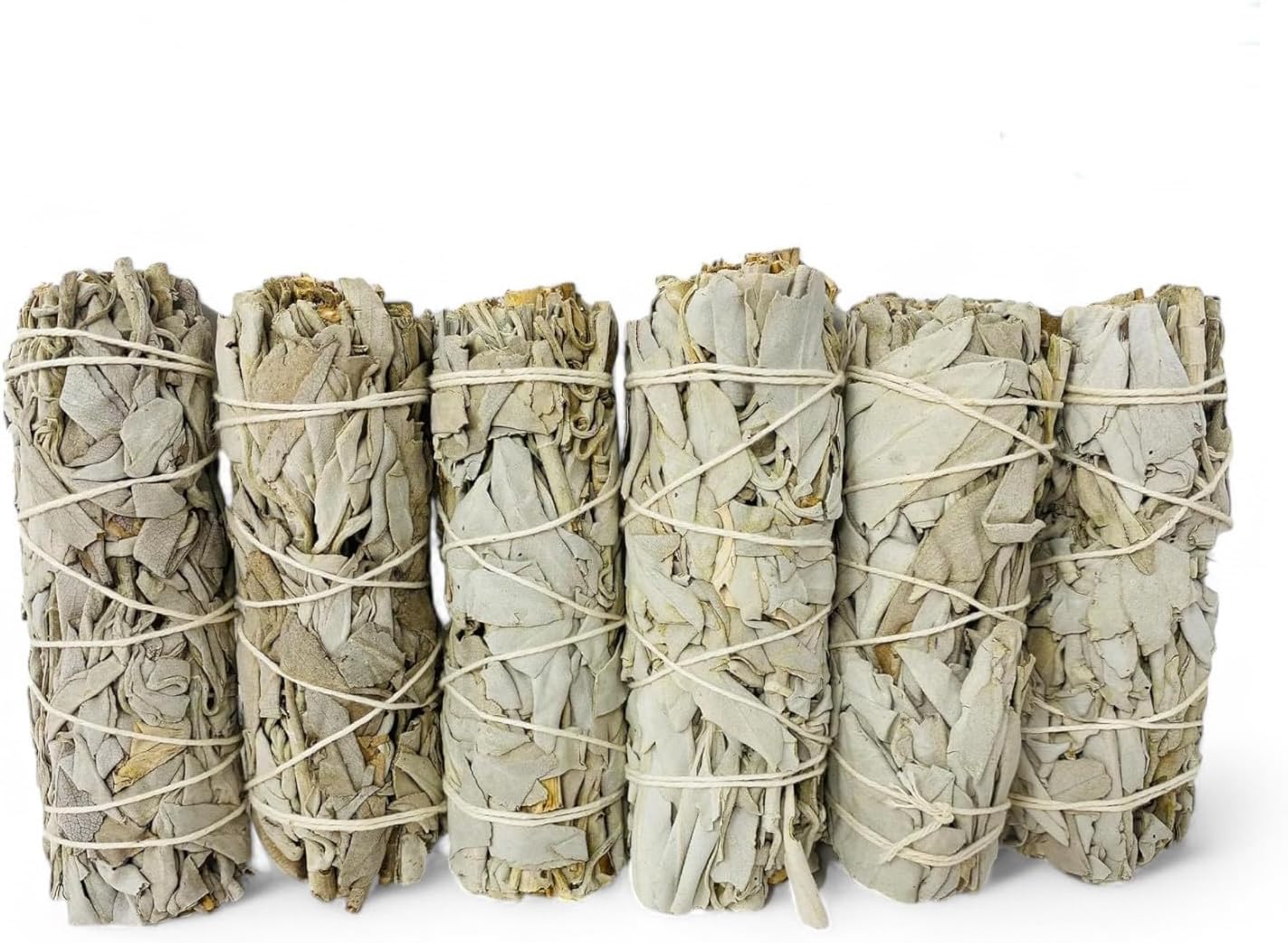 California White Sage 4 Inch 12 Pack Bulk for Home Cleansing, Good Energy Meditation & Smudging Rituals - Sustainably Sourced Incense Sticks Bundle (3)