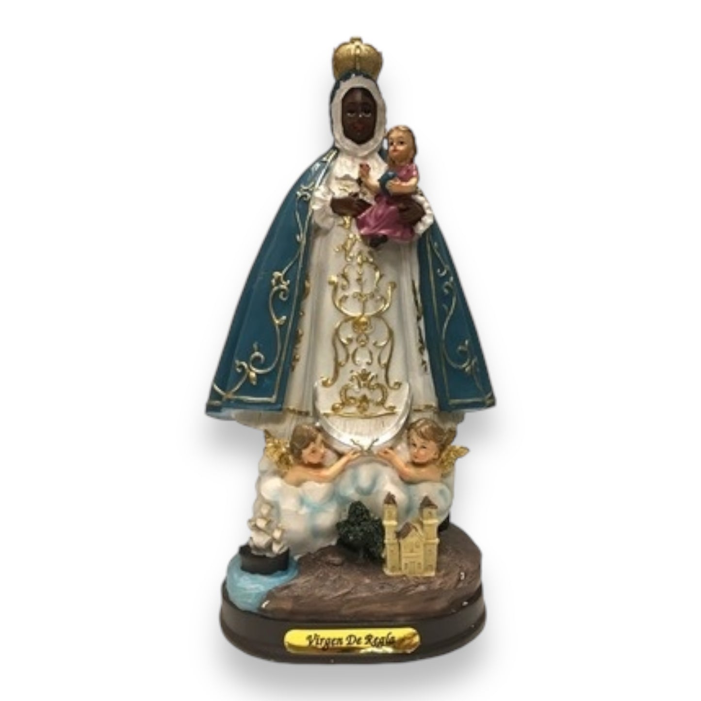 Our Lady of Regla 5" , 8" , 12" and 18" - Virgen de Regla Statue Religious Figurine