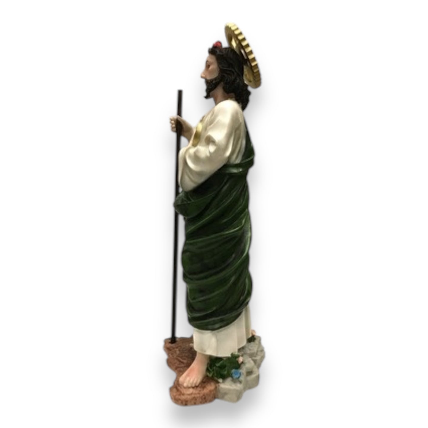 San Judas - Saint Jude Thaddaeus 8" , 12 " and 18" Resin Figurine – Religious Statue Figurine