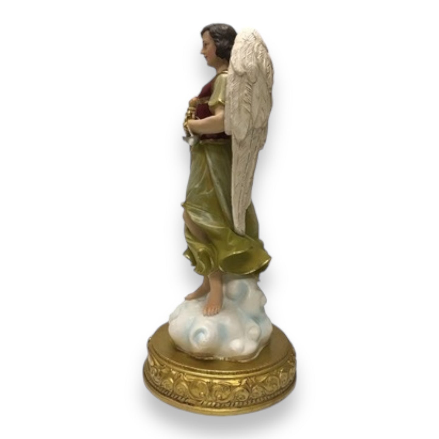 Saint Uriel The Archangel 8" and 12" - Spiritual Angel Religious Statue Figurine