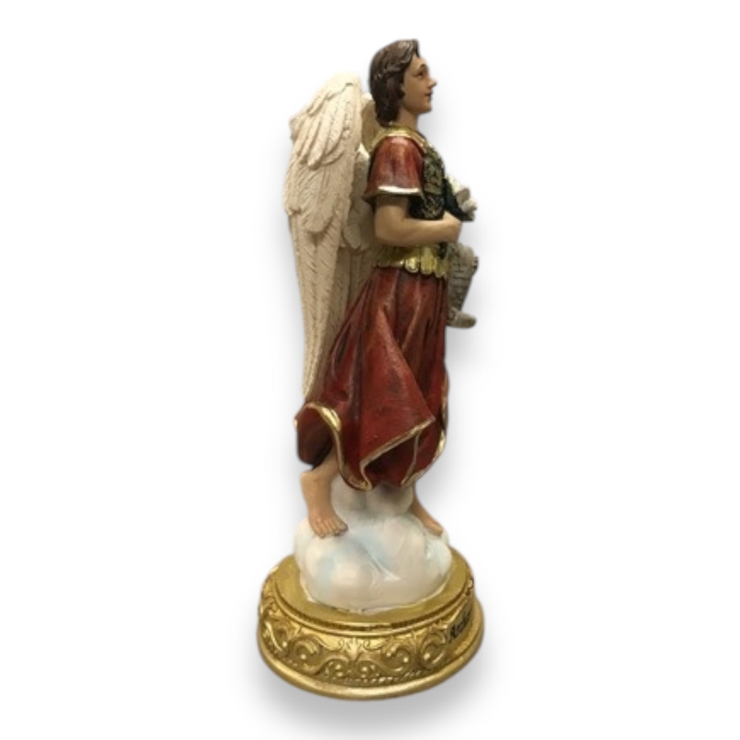 Saint Gabriel Archangel 8" and 12" Resin Figurine – Religious Statue for Home and Altar