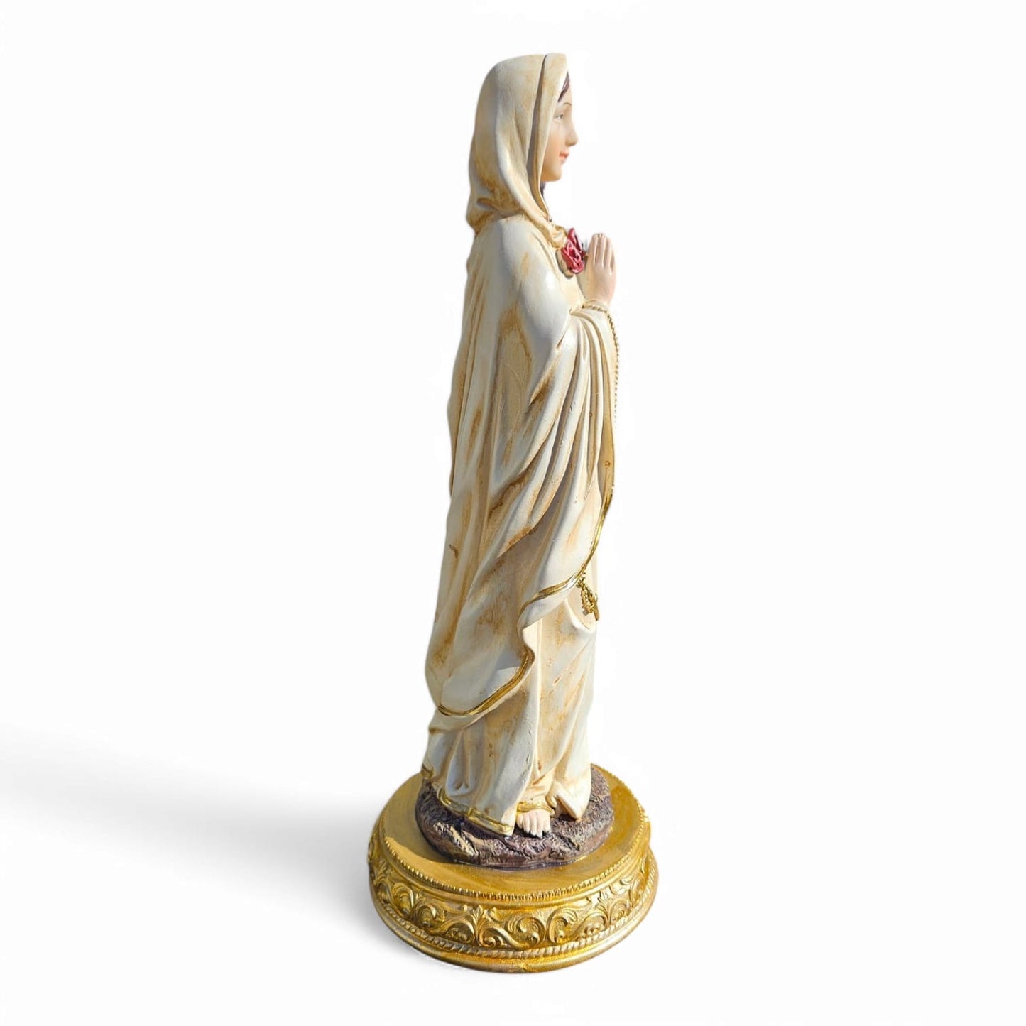 Rosa Mystica 8" and 12" Resin Figurine – Religious Statue Figurine