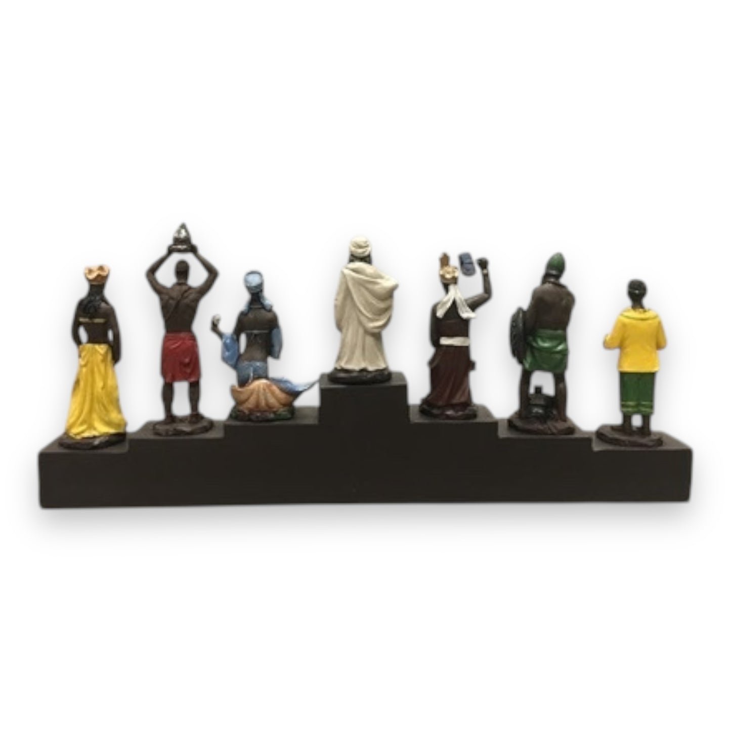 Las Siete Potencias Africanas 7" Seven African Powers - Religious Statue Figurine
