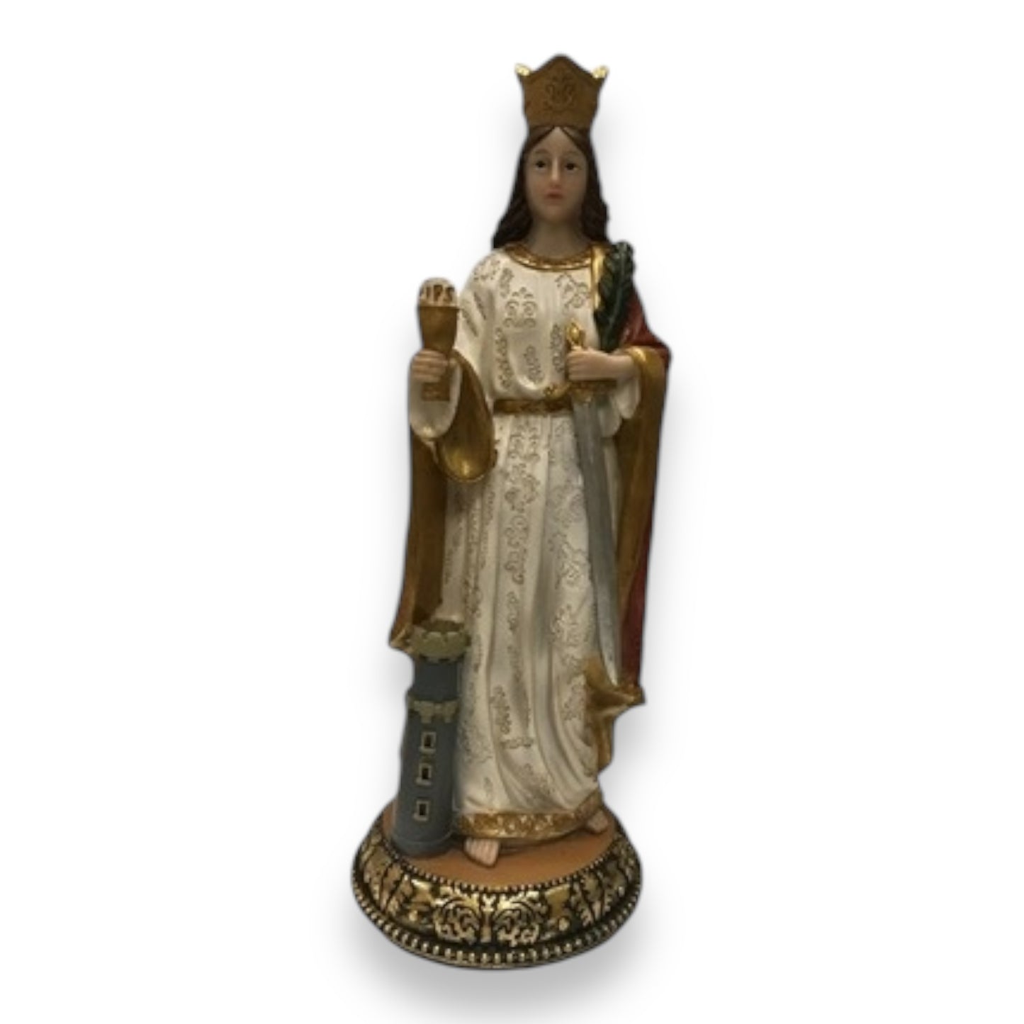 St. Barbara 5" , 8" and 18" Religious Statue - Santa Barbara, Figurine