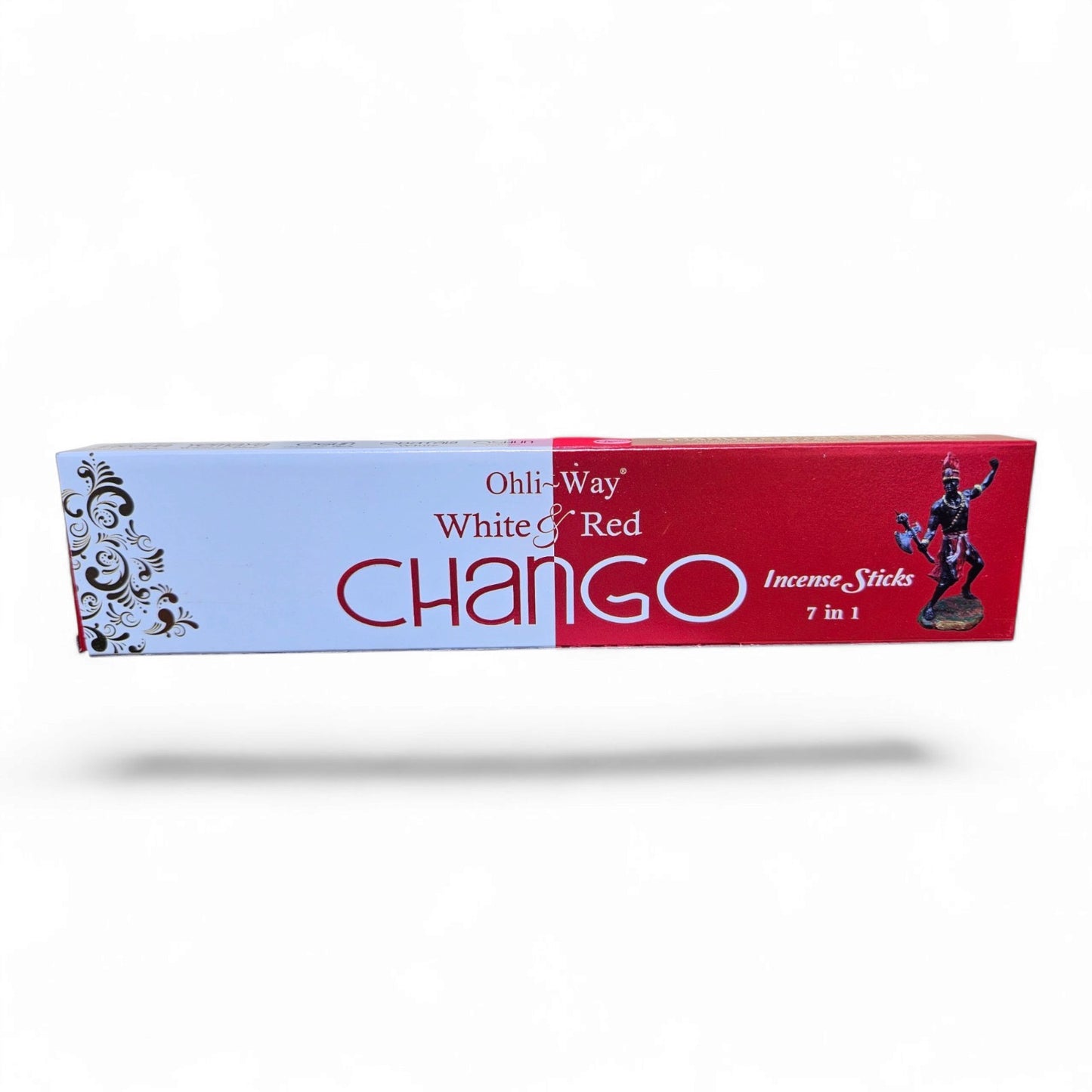 Chango White & Red Incense Sticks by Ohli-Way – 7-in-1 Spiritual Aromatherapy | 70 Sticks for Power, Passion & Energy (Chango)
