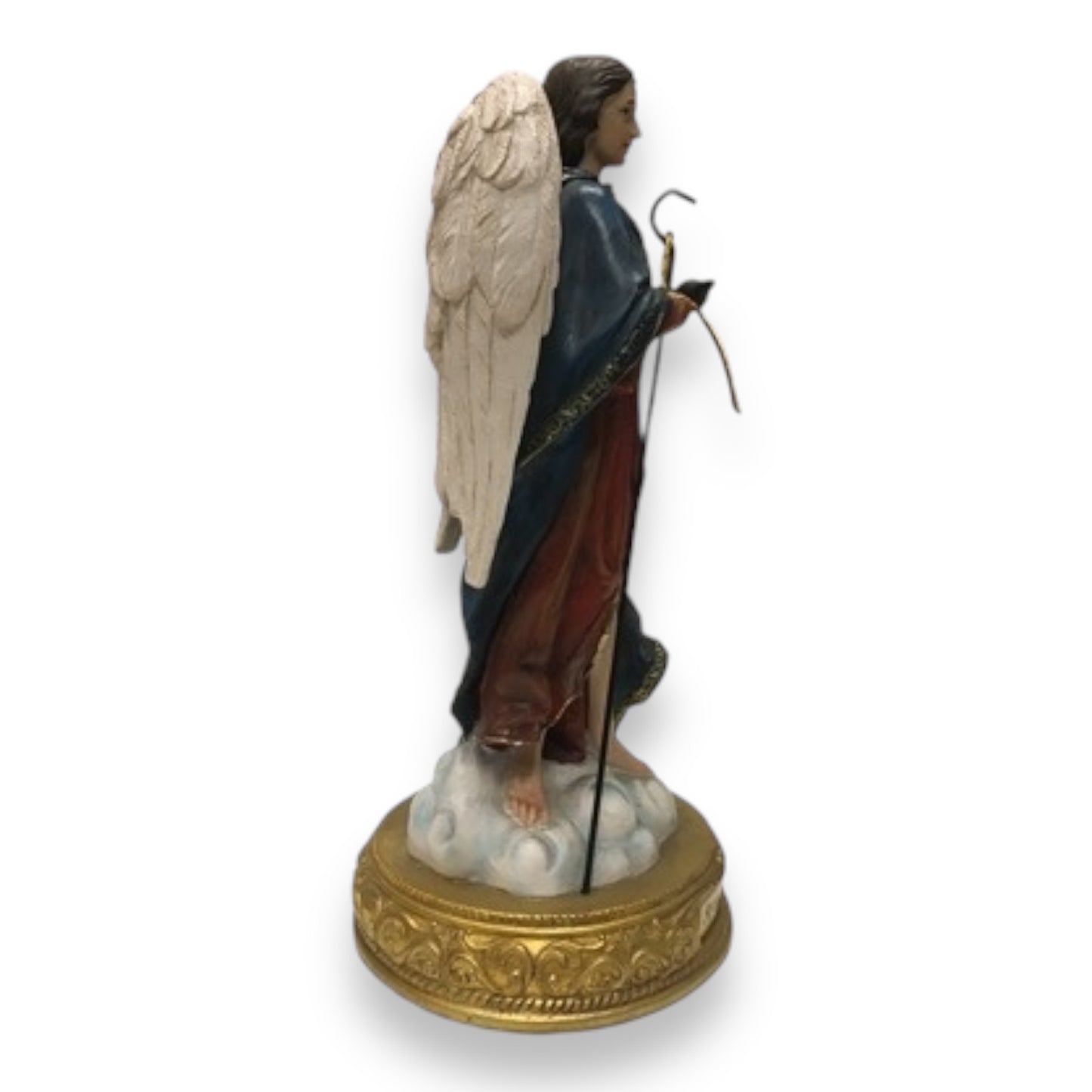 Saint Raphael Archangel 12” Resin Figurine – Religious Statue Figurine