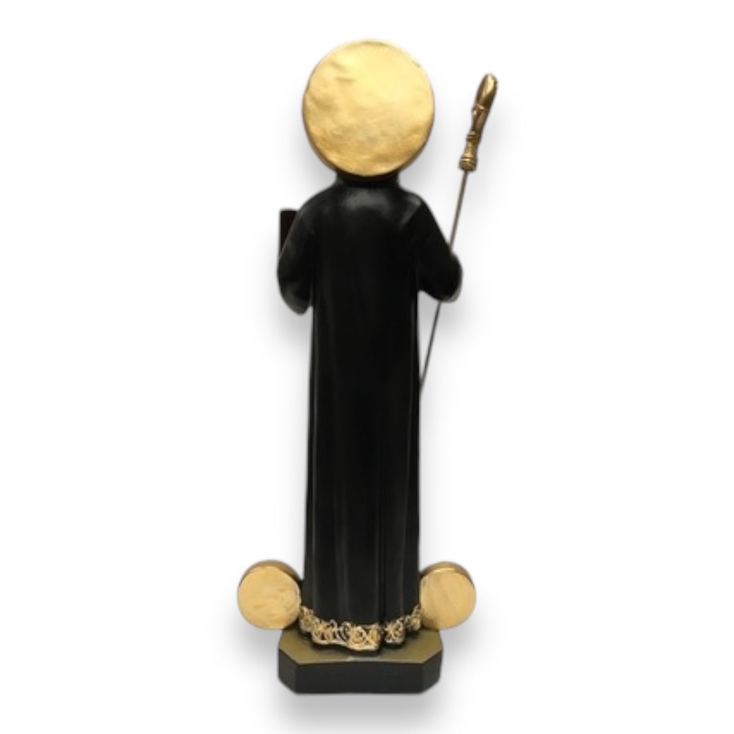 Saint Benedict 18” San Benito Estatua, Resin Figurine – Large Religious Statue