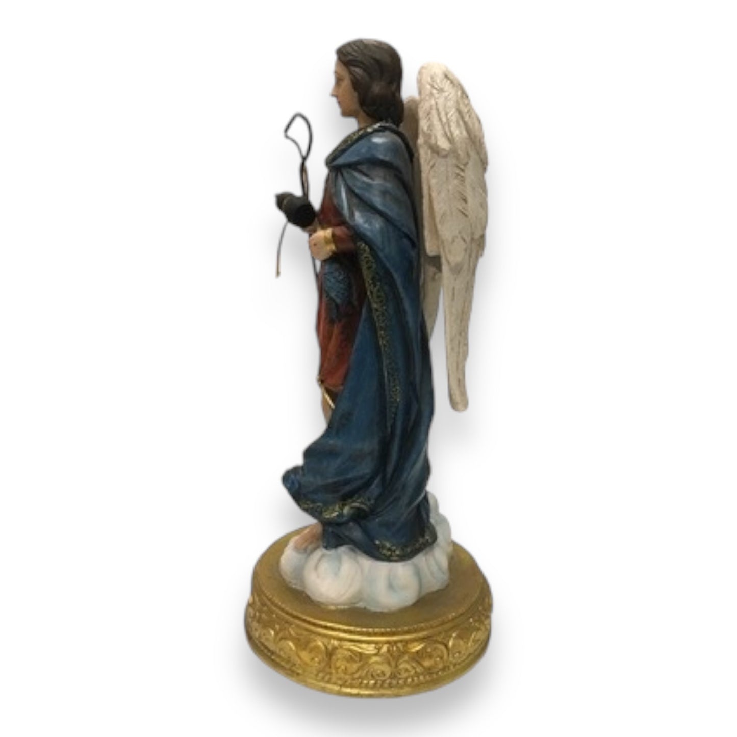 Saint Raphael Archangel 12” Resin Figurine – Religious Statue Figurine