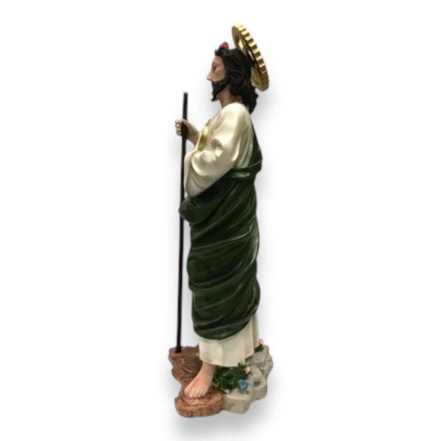 San Judas - Saint Jude Thaddaeus 8" , 12" and 18" Resin Figurine – Religious Statue