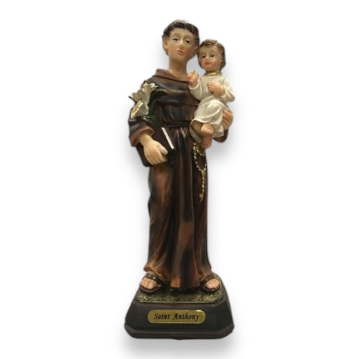 San Antoni - 5" , 8" and 12" - Saint Anthony Religious Statue Figurine