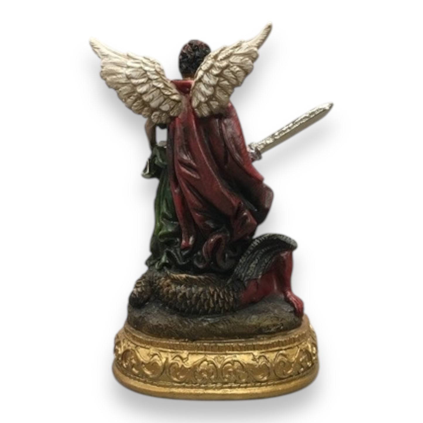 San Miguel 5" and 8" - Saint Michael Archangel - Religious Statue Figurine