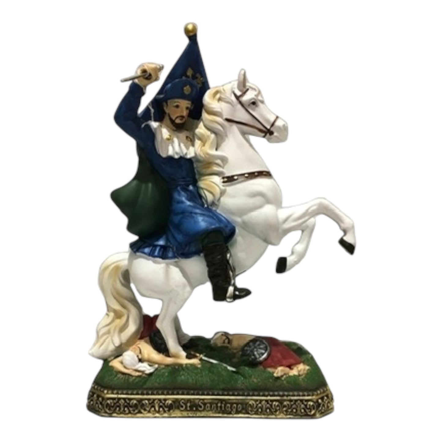 San Santiago 15" Saint James - Religious Statue Figurine