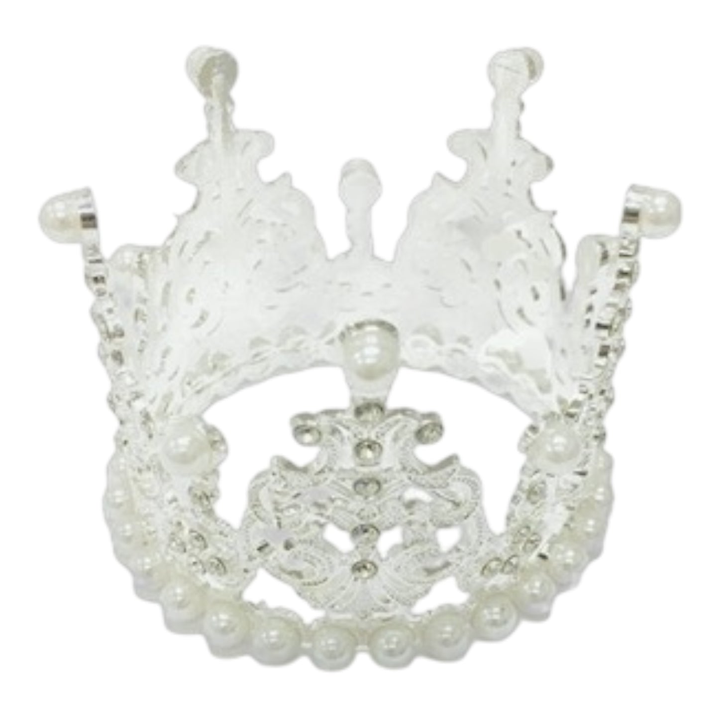Small Orisha Crown – Oshun, Obatala, or Elegua – 3" Diameter x 2.25" Tall – Santería Altar Crown – Sold Individually