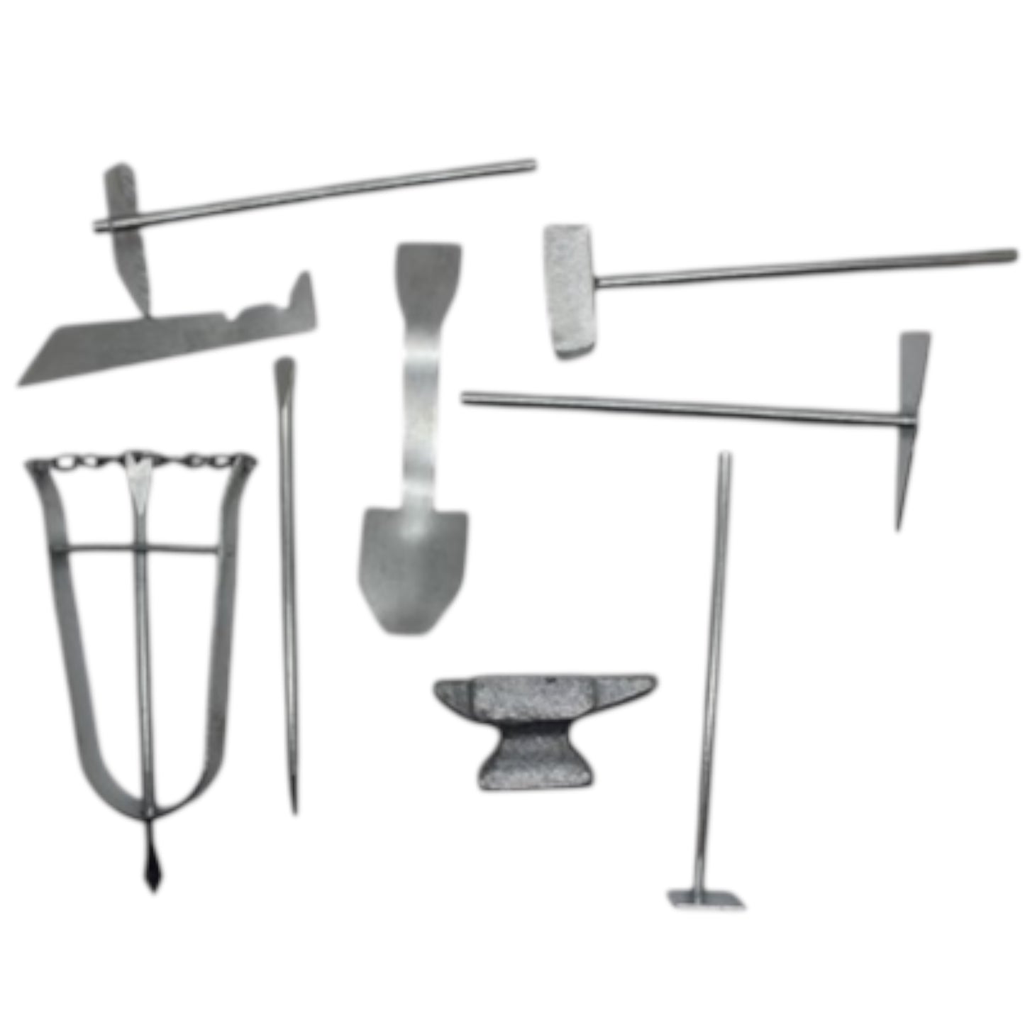 Herramientas de Ogun, Oggun Warrior Tools, Spiritual Metal Tools of Strength and Protection, Santeria, Orishas, Ifa