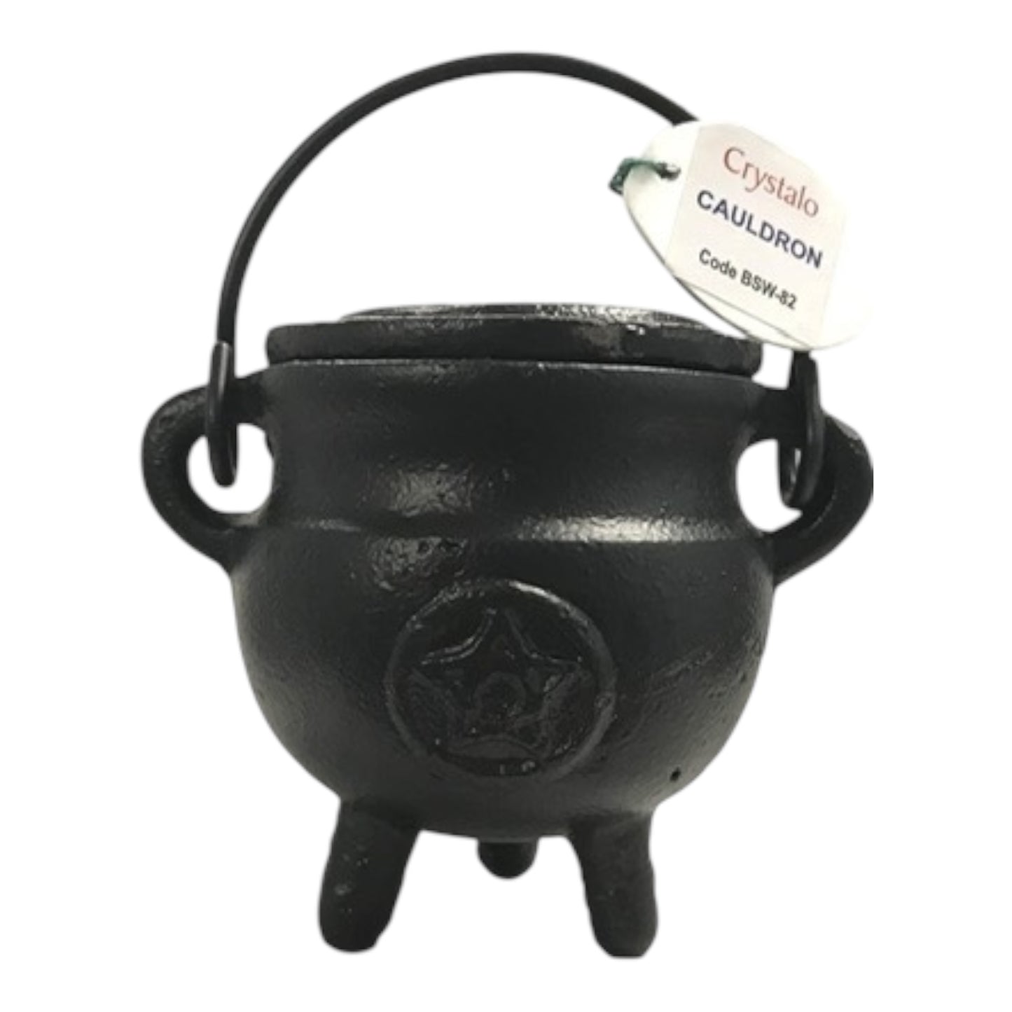 Caldero de Hierro Oggun, Iron Cauldron 7" Inch Ogun - Ifa, Santeria, Authentic Ritual Pot, Big Iron Bowl