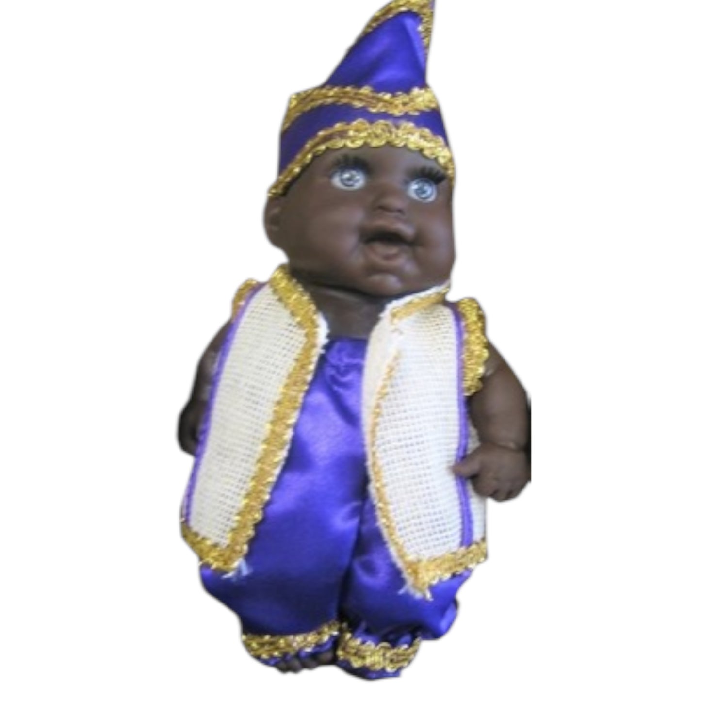 Jimagua Baby Ochosi , Orula , San Lázaro , Ogun and ST.Lazaruz Doll, Spiritual Yoruba Doll Santeria, Ifa, Orishas