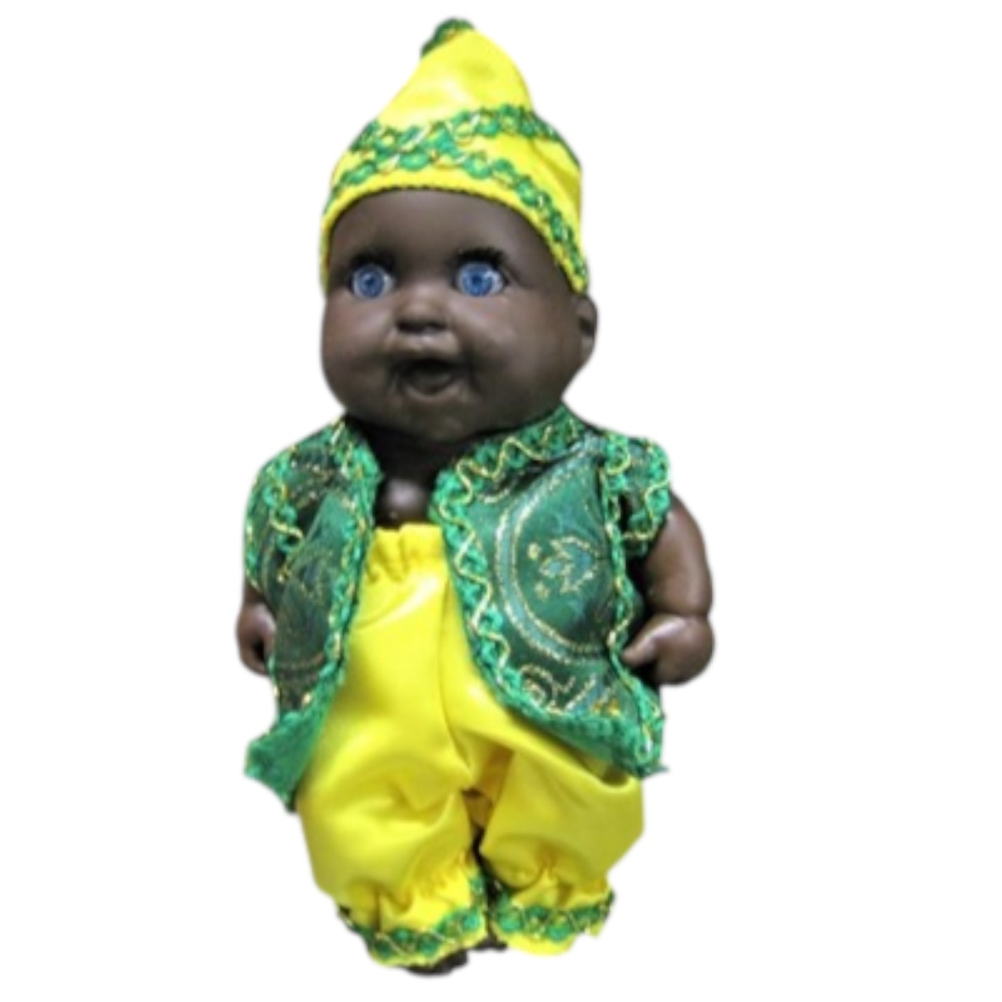 Jimagua Baby Ochosi , Orula , San Lázaro , Ogun and ST.Lazaruz Doll, Spiritual Yoruba Doll Santeria, Ifa, Orishas