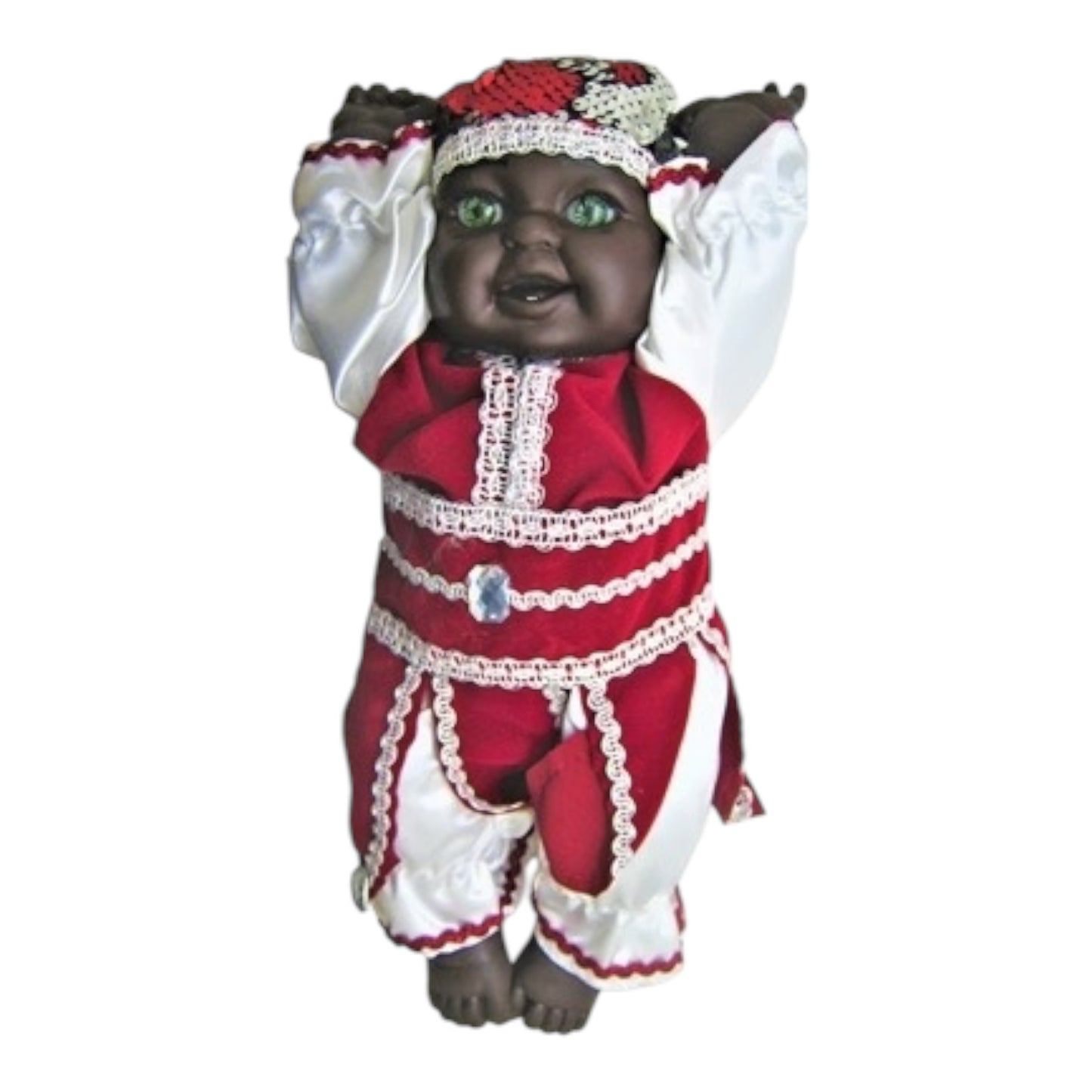 Jimagua Baby Ochosi , Orula , San Lázaro , Ogun and ST.Lazaruz Doll, Spiritual Yoruba Doll Santeria, Ifa, Orishas