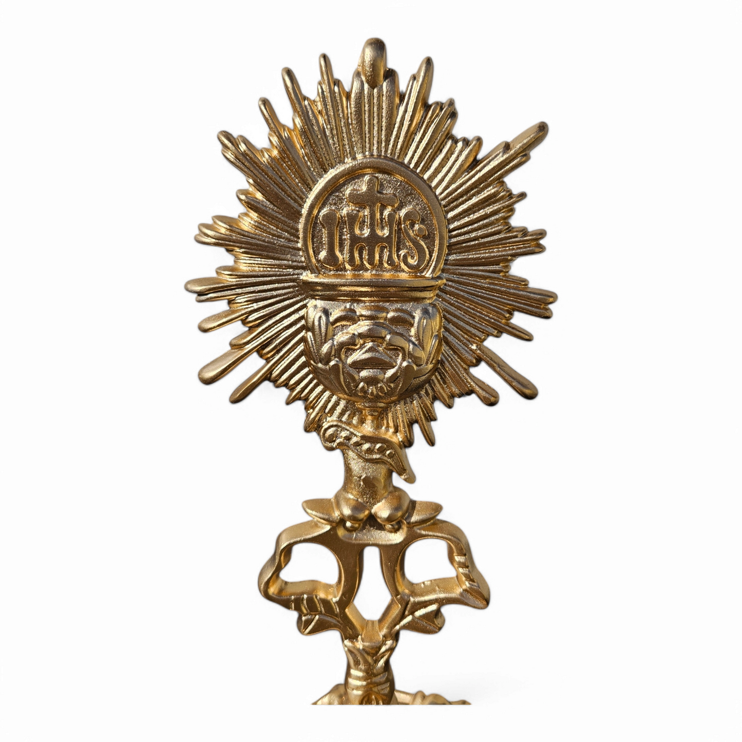 Santisimo Silver Aluminum Statue – 11" Tall, Religious Catholic Figurine