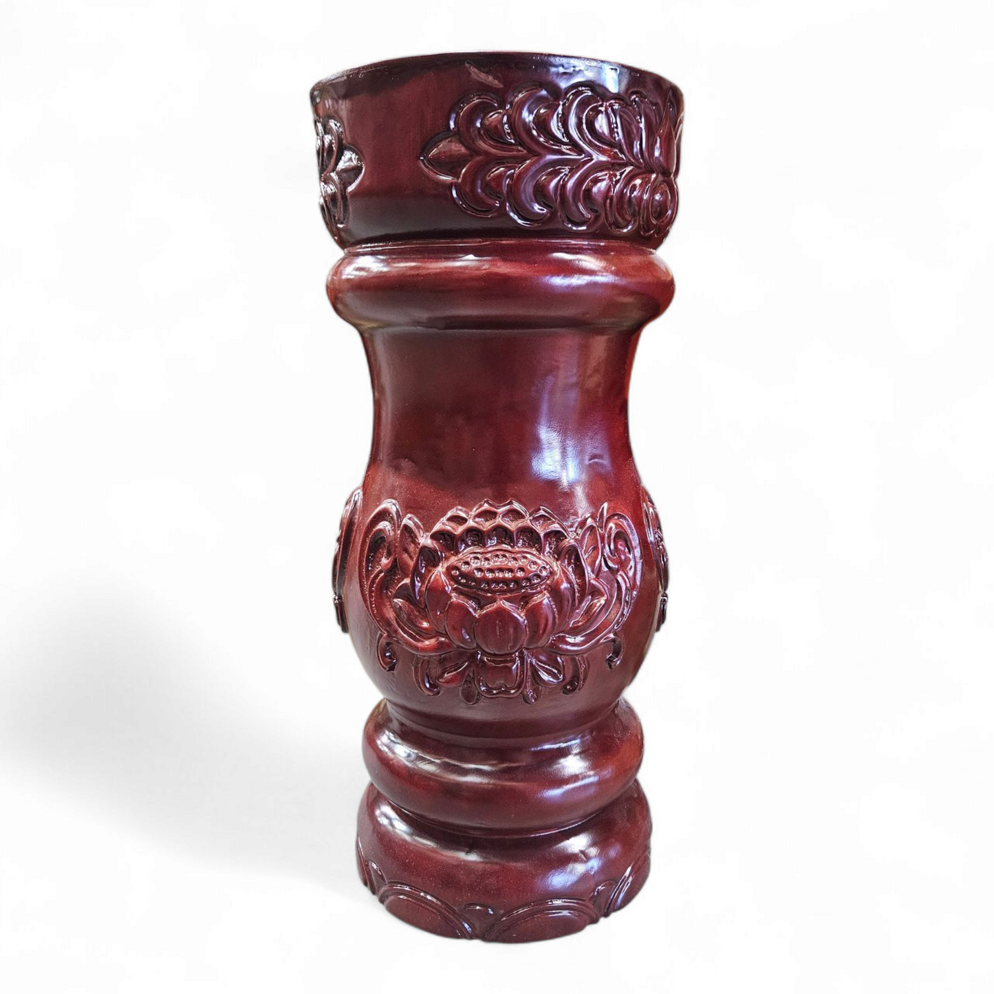 Set of 2 - Orula Pilon & Batea with Elephant – Handcrafted Santería Offering Bowl with Beaded Embellishments – Yoruba Ritual Altar Piece