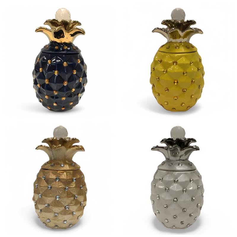 Porcelain Tureen - Sopera 4 Estilos Santeria Ifa, Santos, Ochun, Obatala, Yemaya Religious Decor Pineapple