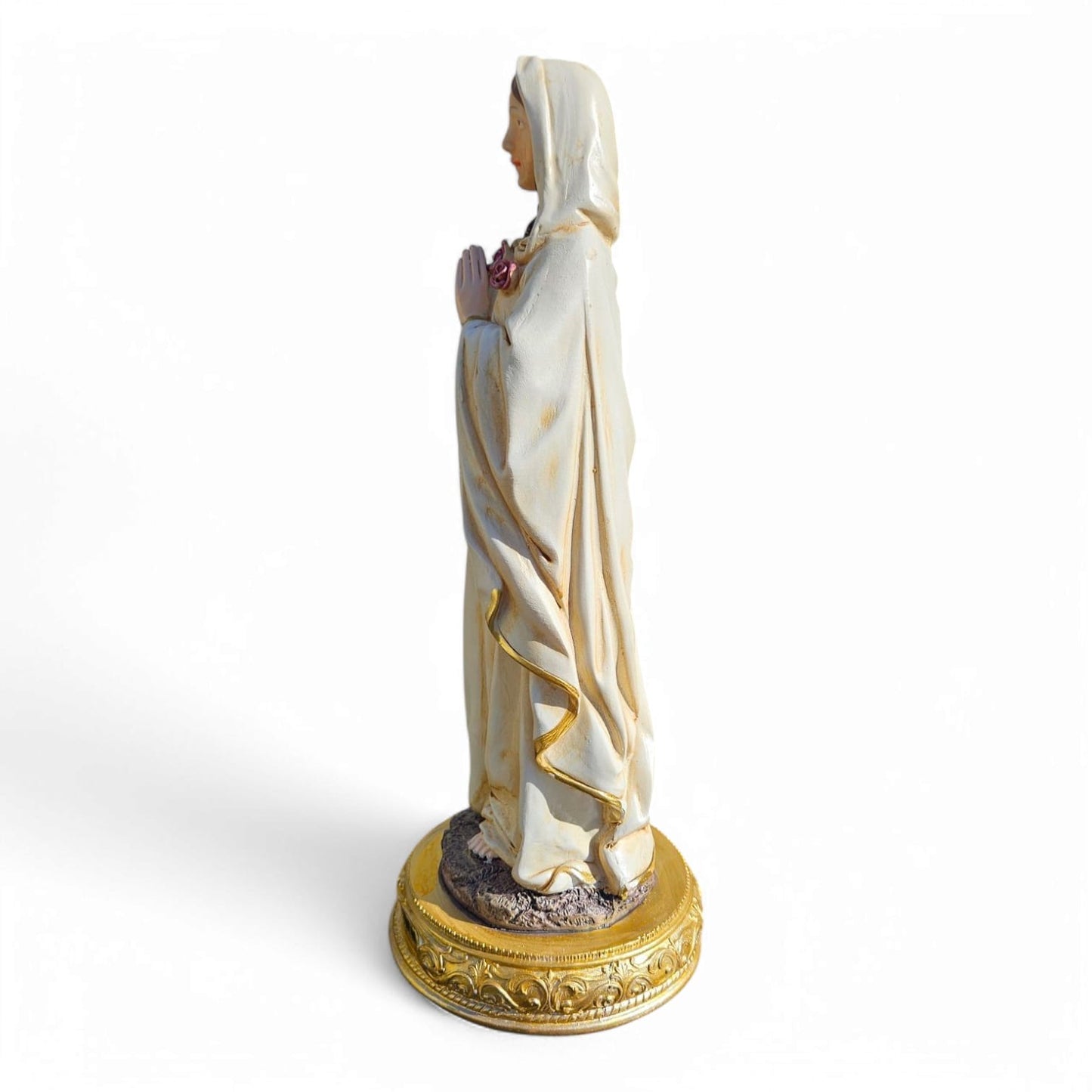 Rosa Mystica 8" and 12" Resin Figurine – Religious Statue Figurine