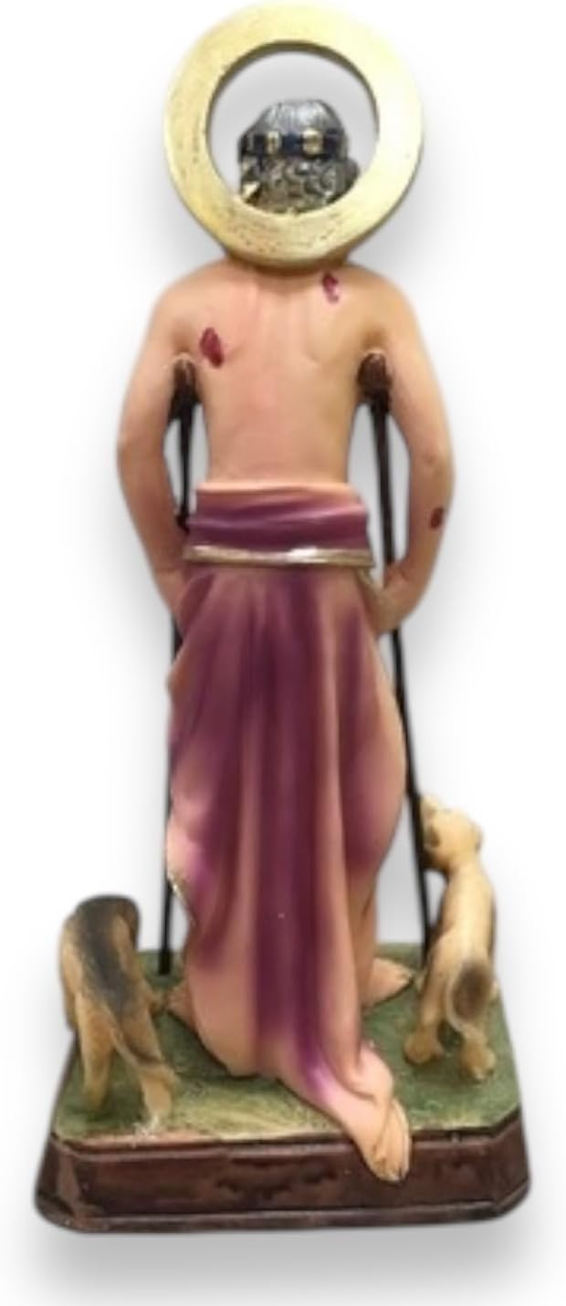 San Lazaro 6" Estatua Babaluaye Statue St Patron of Healing & Protection - Religious Figurine