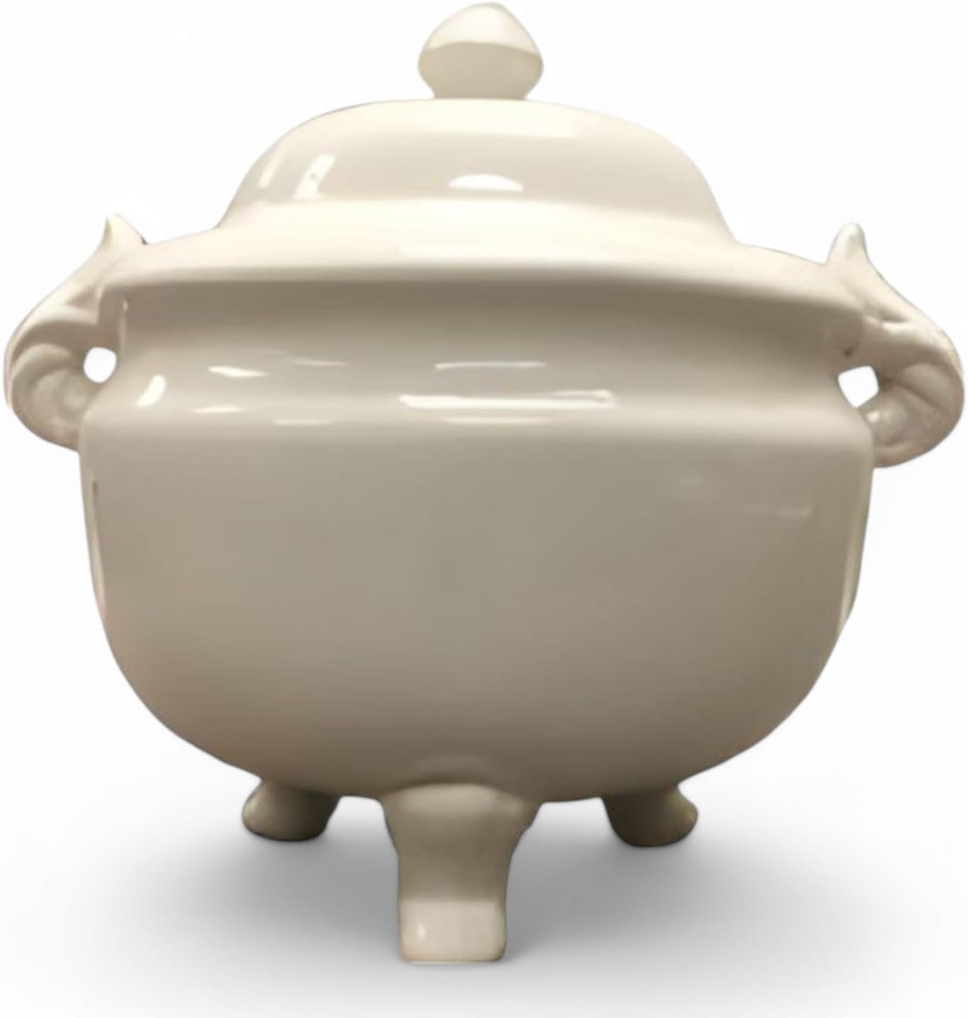 Porcelain Tureen - Soperas para Orishas 5 Estilos, 9" (Inch) Santeria, Shango, Yemaya, Ochun, Obatala (Plain (White))