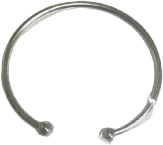 Obatala Bangle - Silver Colored Bracelet (Single) – 2.5 Inches in Diameter, Symbol of Purity and Wisdom