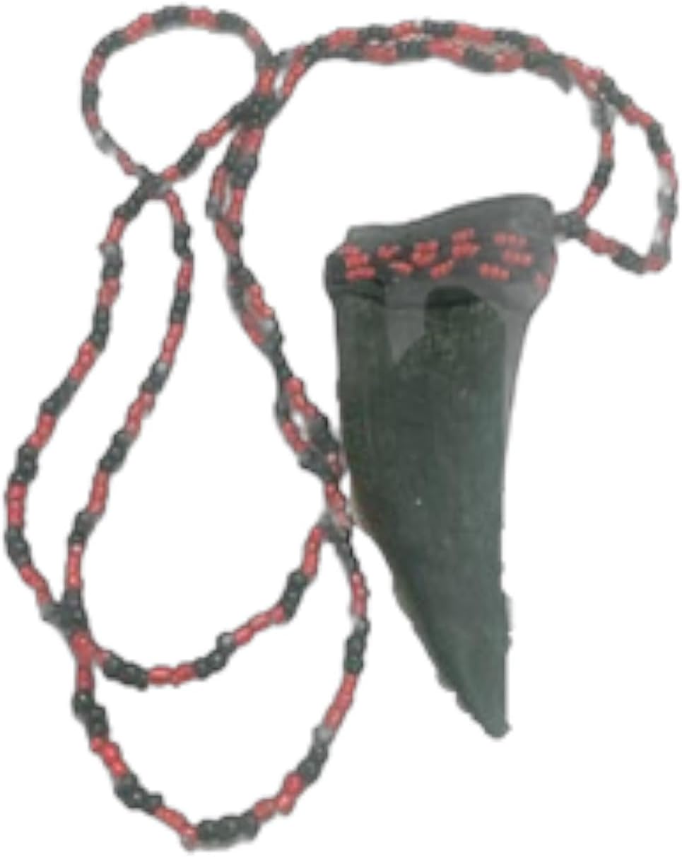 Cuerno de Elegua, Shango - Santeria Horn Amulet Necklace, 25 Inches Long, Ifa Esoteric & Religious Curio